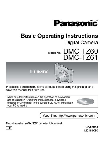 Panasonic lumix dmc tz60 - lumix,